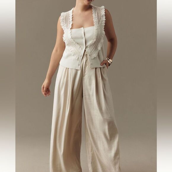 Pilcro Crafted Bib Sweater Tank - Picture 6 of 7